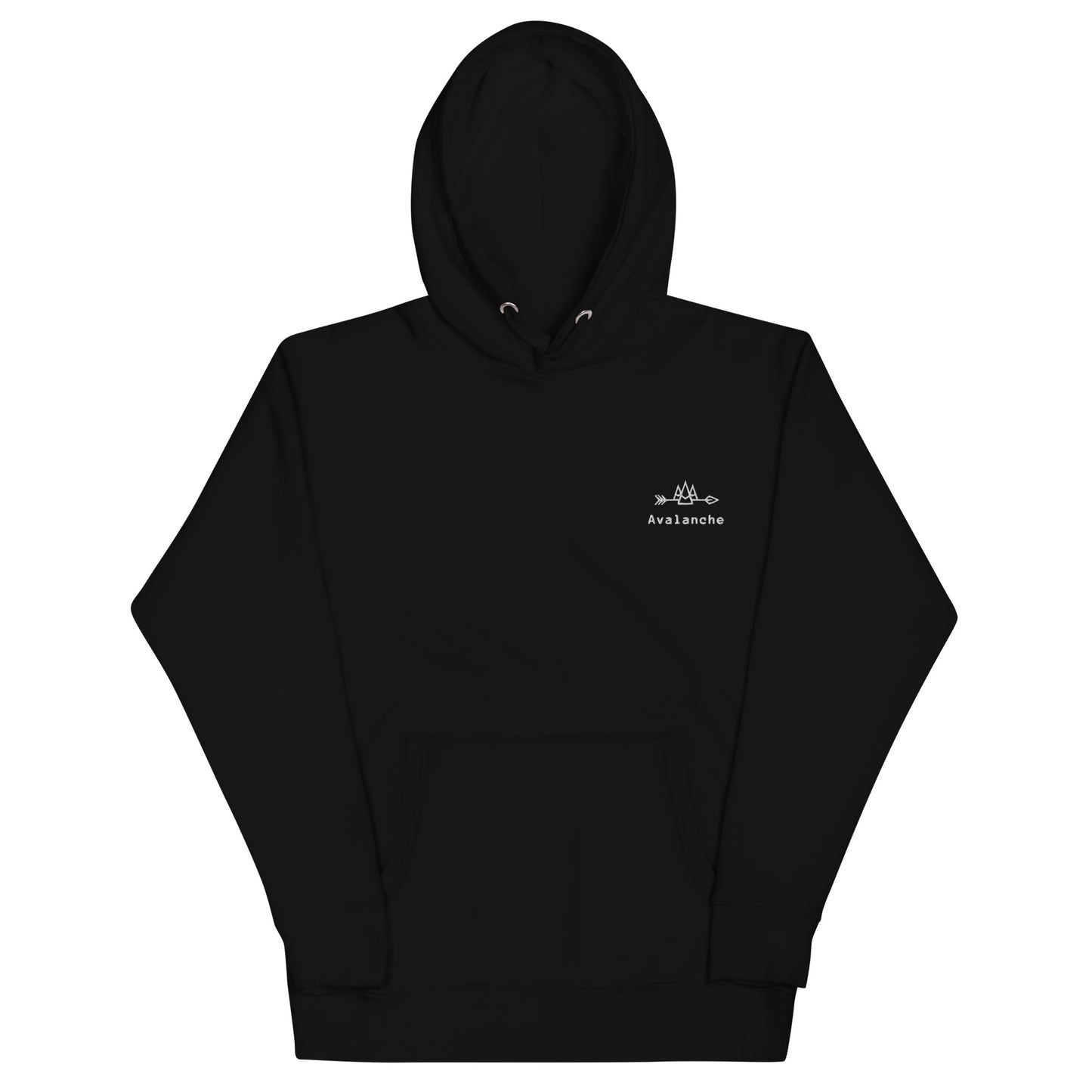 Unisex Hoodie with White Logo