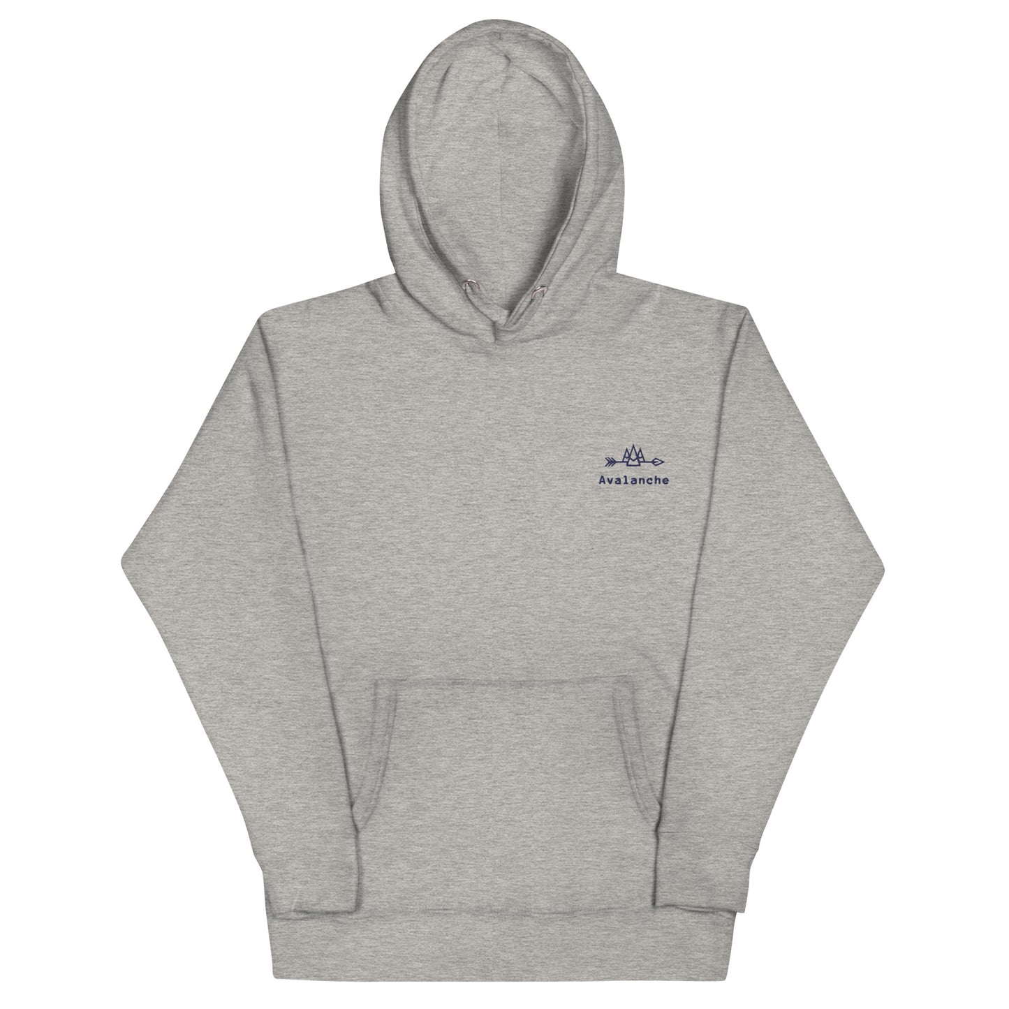 Unisex Hoodie with Navy Logo