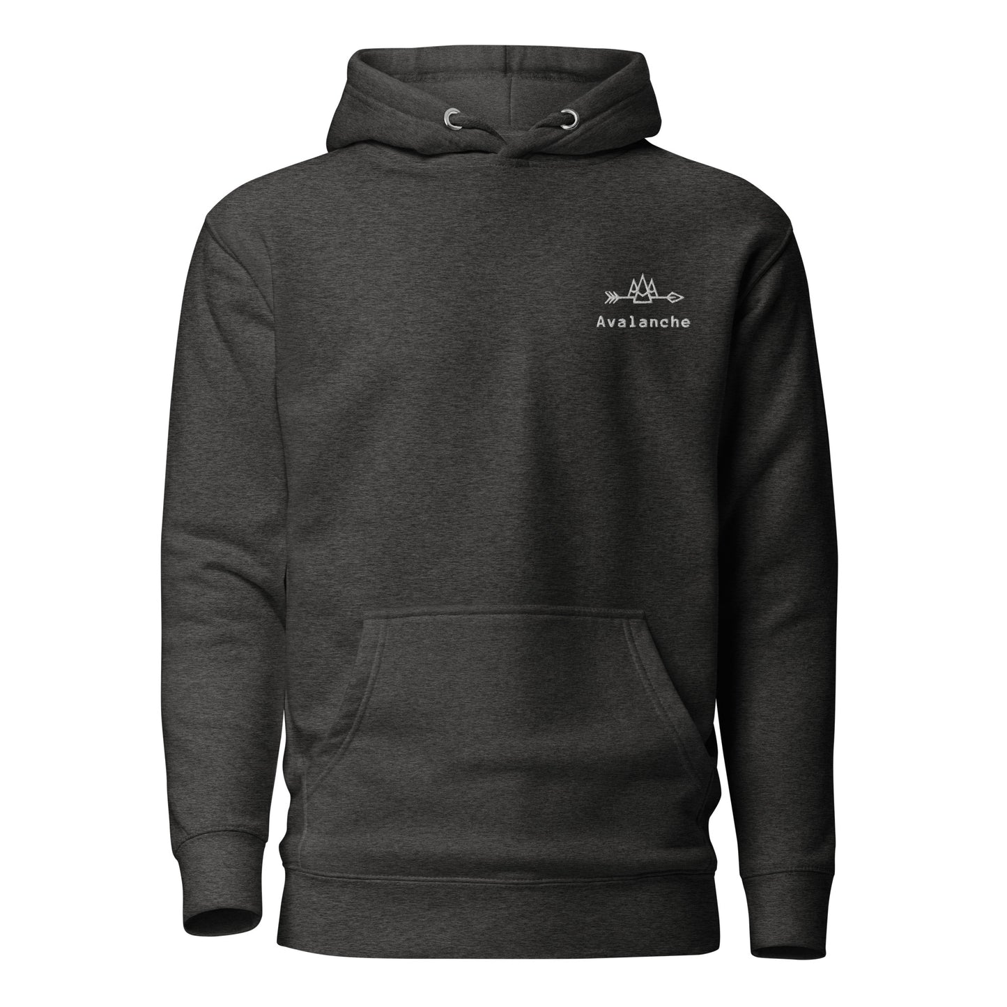 Unisex Hoodie with White Logo