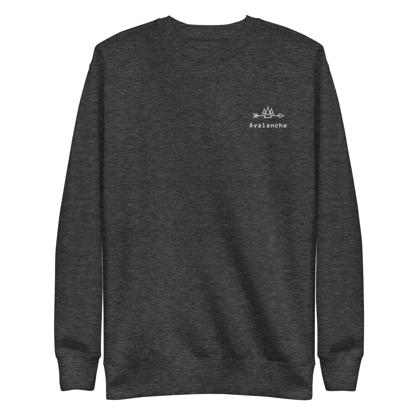 Unisex Sweatshirt with White Logo