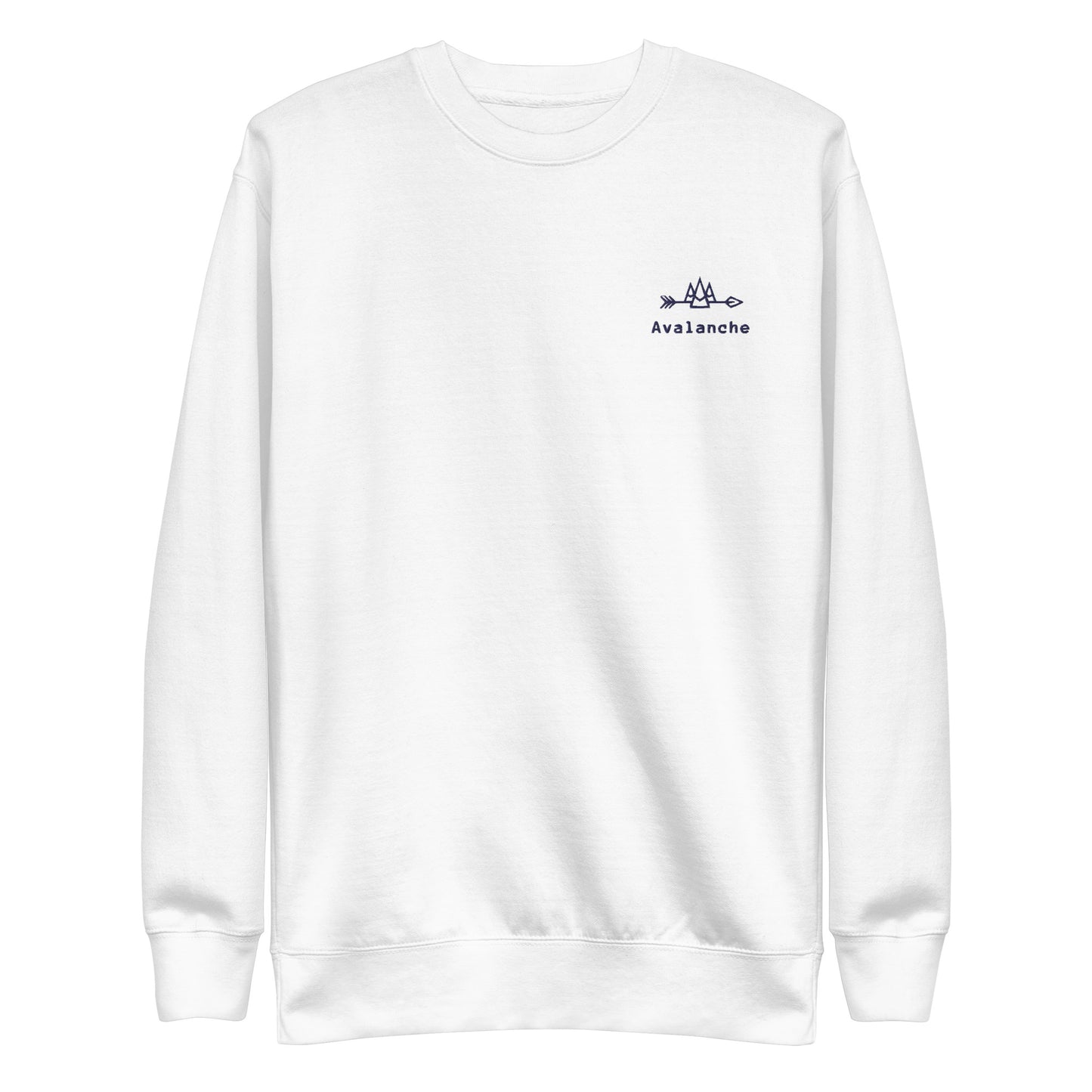 Unisex Sweatshirt with Navy Logo