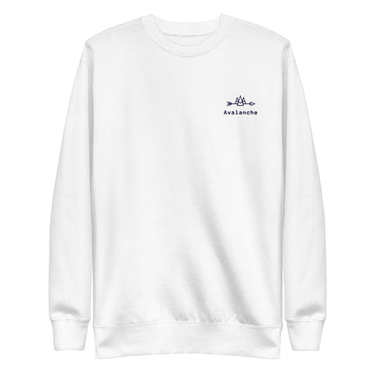 Unisex Sweatshirt with Navy Logo